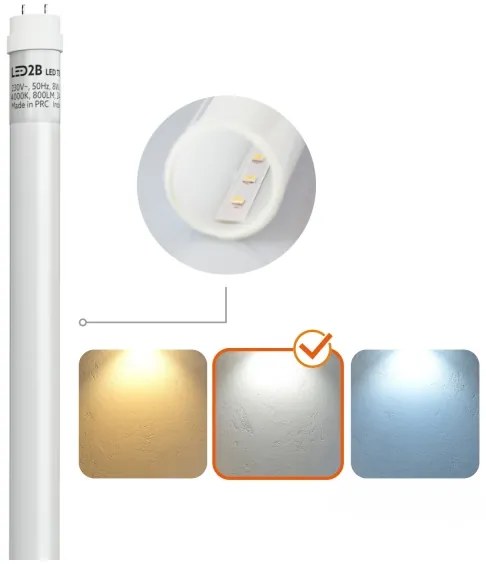 Brilagi -LED Tech. OPTIMA T8 fénycsöves világítótest 1xG13/18W/230V 4000K IP65 128 cm