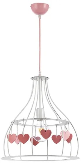 ONLI - Gyerek csillár TITTA 1xE27/22W/230V rózsaszín