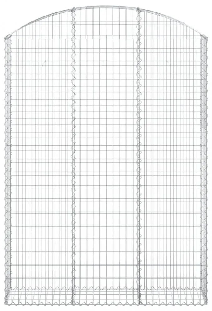 íves horganyzott vas gabion kosár 150x30x200/220 cm