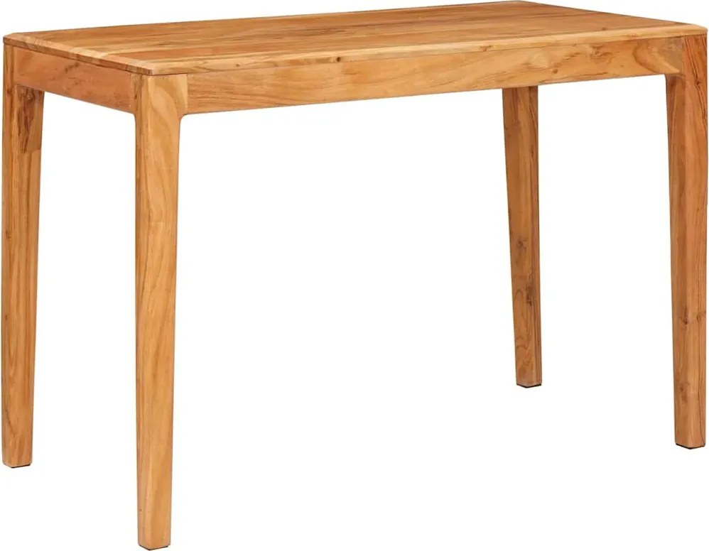 vidaXL Étkezőasztal Barna 110 x 55 x 76 cm Tömör Akácfa