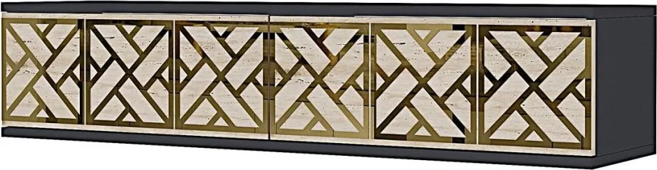 Arex 120 - Anthracite, Travertine, Gold