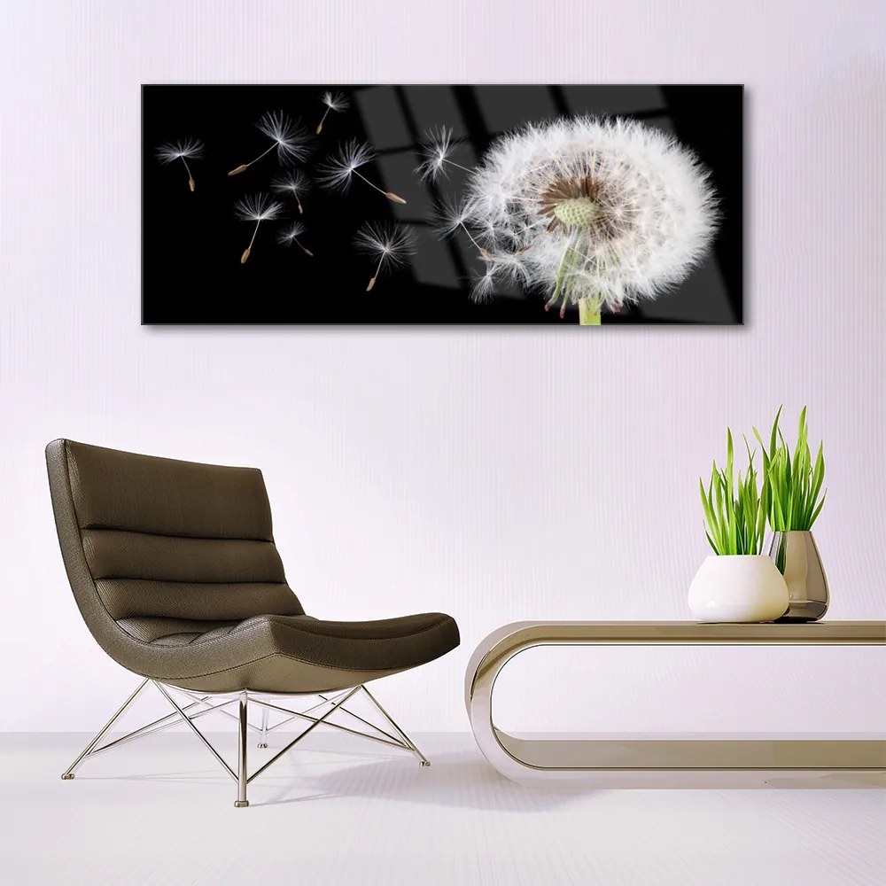 Fali üvegkép Pitypang 120x60cm