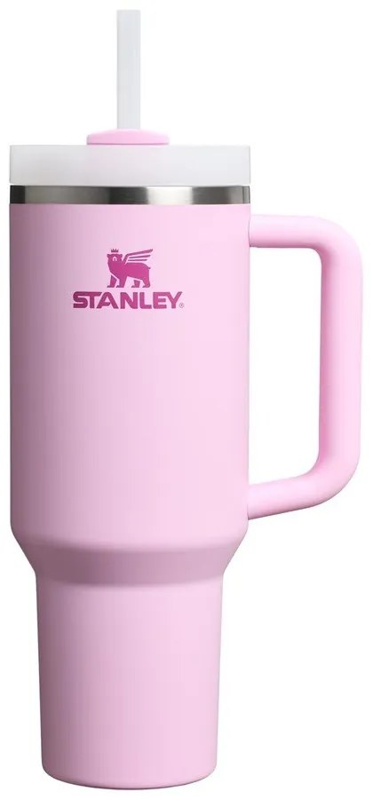 Rózsaszín rozsdamentes acél termosz szívószállal 1,18 l Quencher H2.0 FlowState Tumbler Cherry Blossom – Stanley