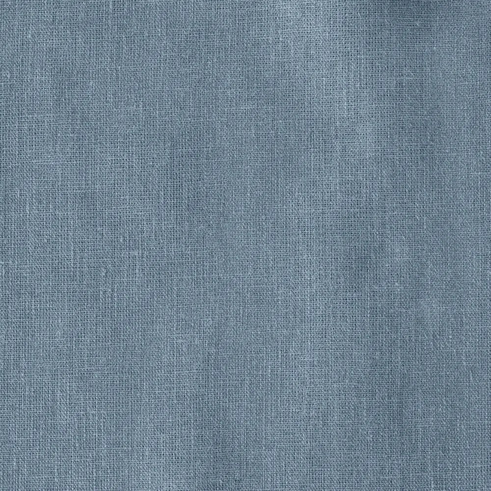 Kék-szürke gumis len lepedő 160x200 cm Blue Fog – Linen Tales