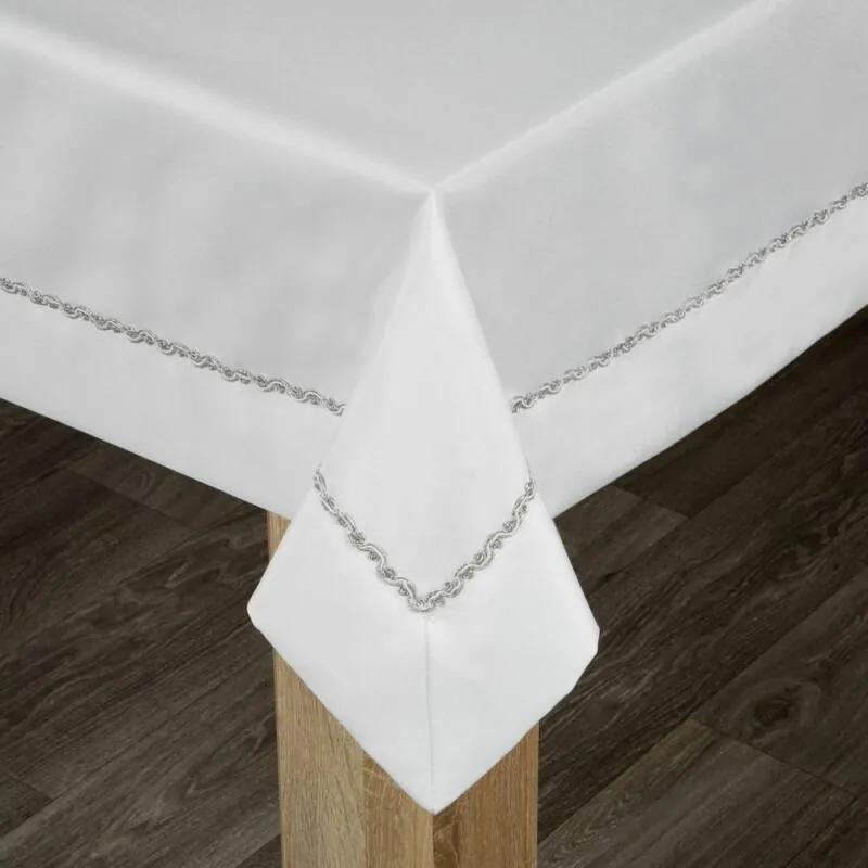 Livia asztalterítő Fehér 85x85 cm