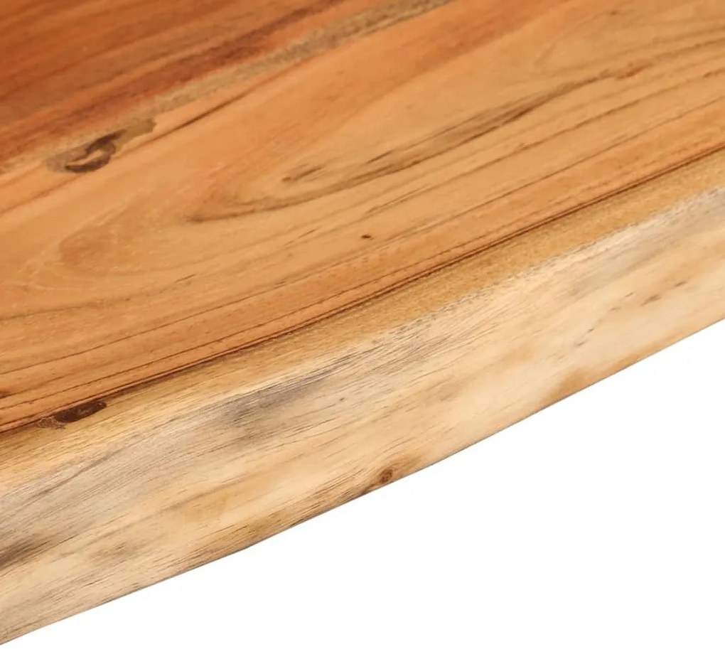 tömör akácfa téglalap alakú fali polc 80 x 20 x 3,8 cm