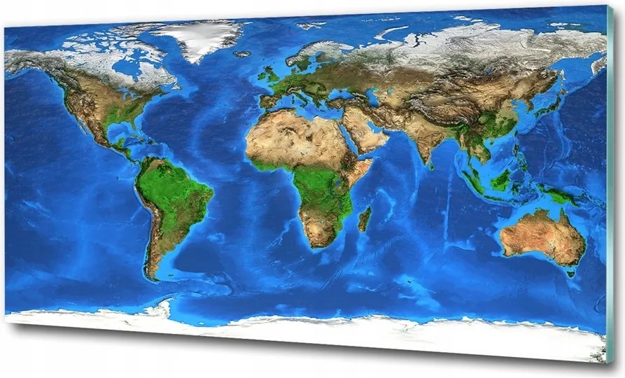 Fotó üveg kép Iránytű térkép nagyító 125x50