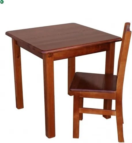 Étkezőasztal kocka 80x80 calvados
