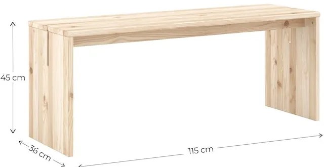 Natúr színű pad Join-In – Karup Design