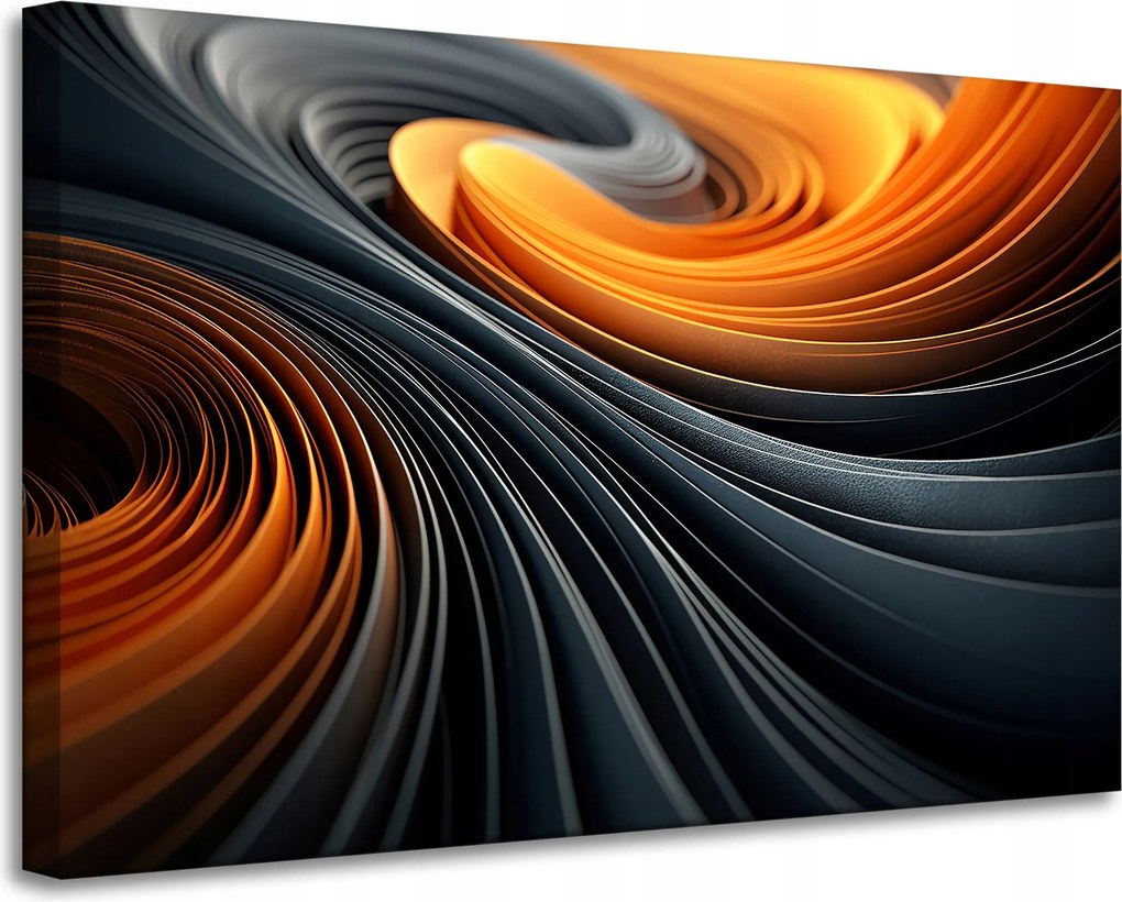 Vászonkép Absztrakt Örvény Spirálok 90x60
