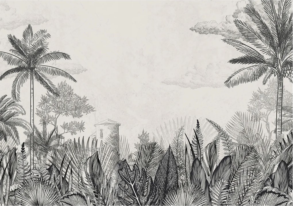 Fotótapéta Flizelin a nappali hálószobába Trópusi táj 312x219