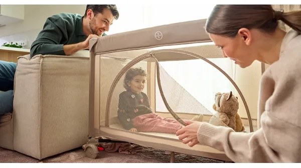 Lionelo - Utazóágy LAURA Homokbézs