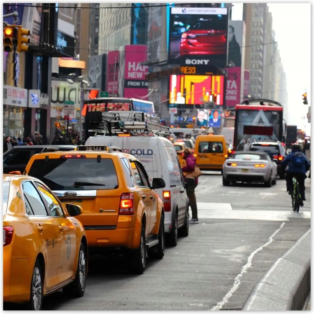 Poszterek 140x140 New York taxik
