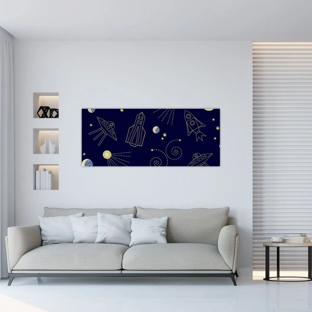 Kép - Univerzum (120x50 cm)