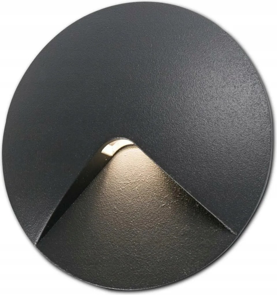 Faro Uve süllyesztett Led fali lámpa IP44 sötétszürke 2W 3000K