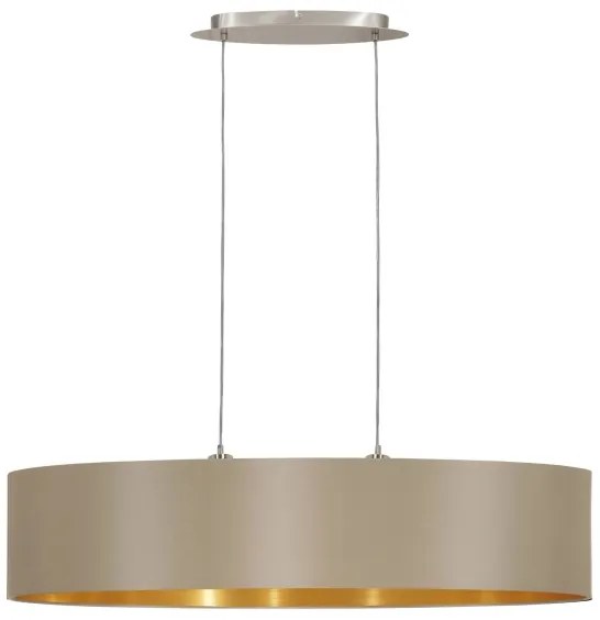 Eglo 31618 - Csillár kötélen MASERLO 2xE27/60W/230V