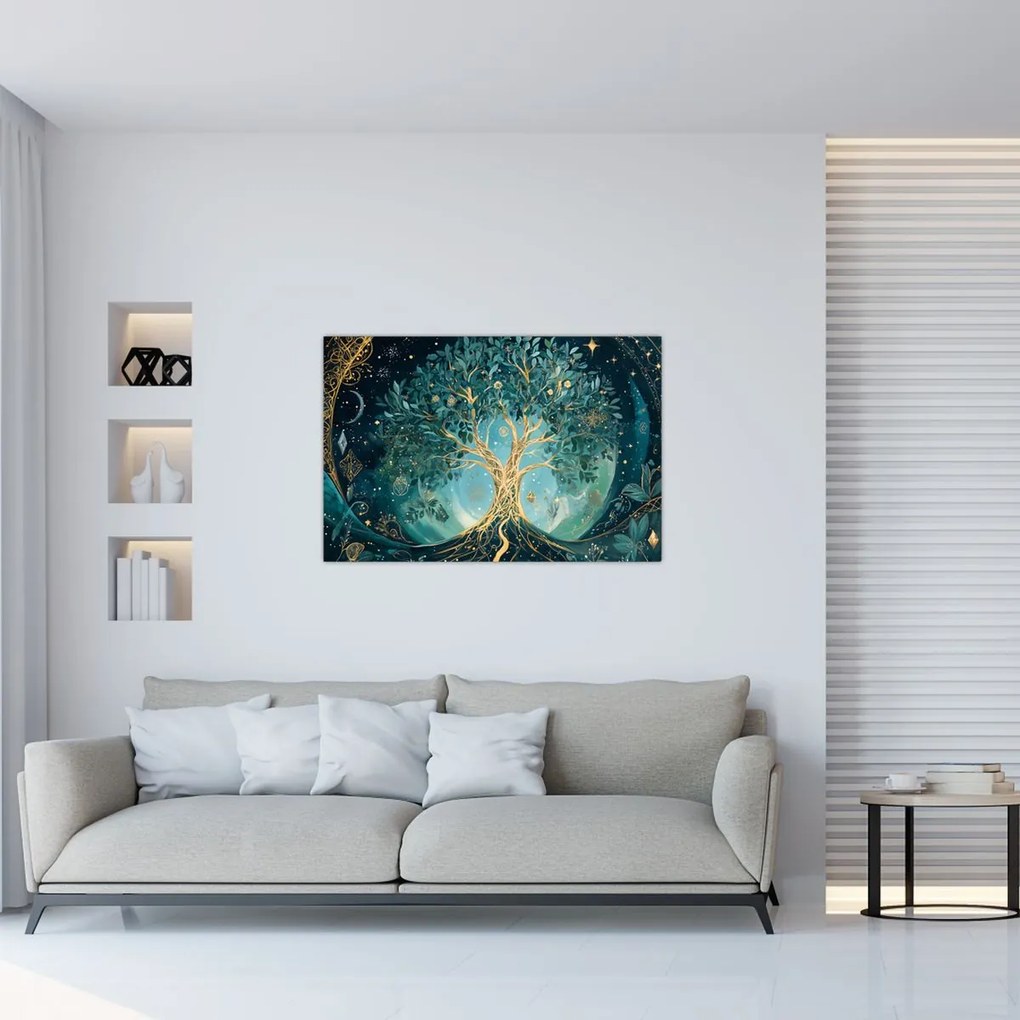 Kép – Életfa az univerzumban (90x60 cm)