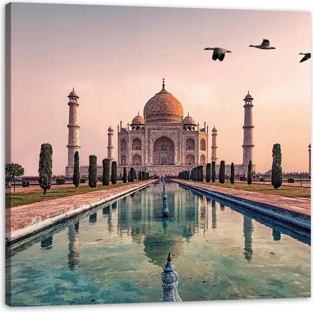 Vászonkép Tádzs Mahal Építészet India 40X40 cm Ideális ajándék