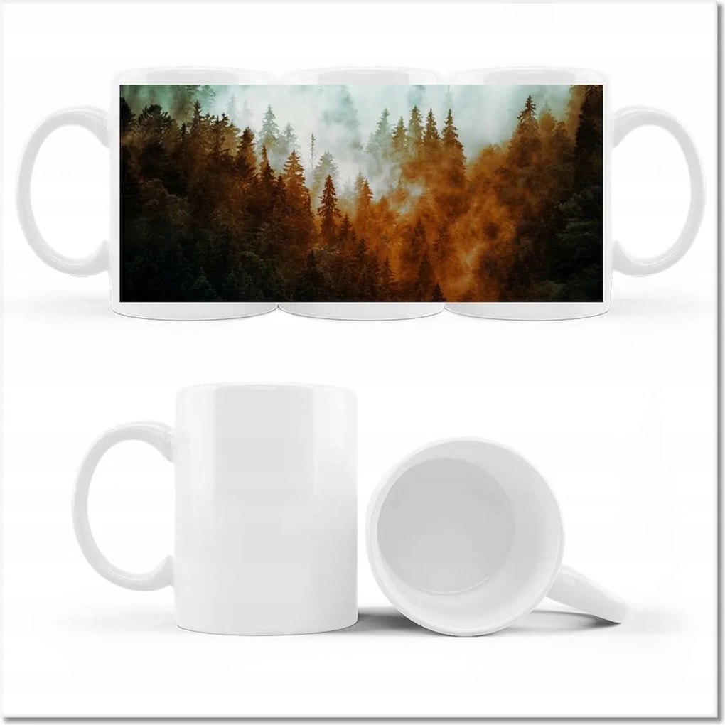 Fotó bögre Őszi táj Hegyek