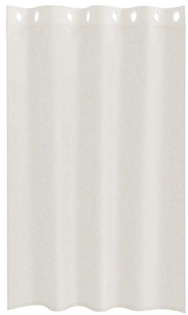 Függönyök függönyökkel 2 pcs Krém 140x175cm Poliészter