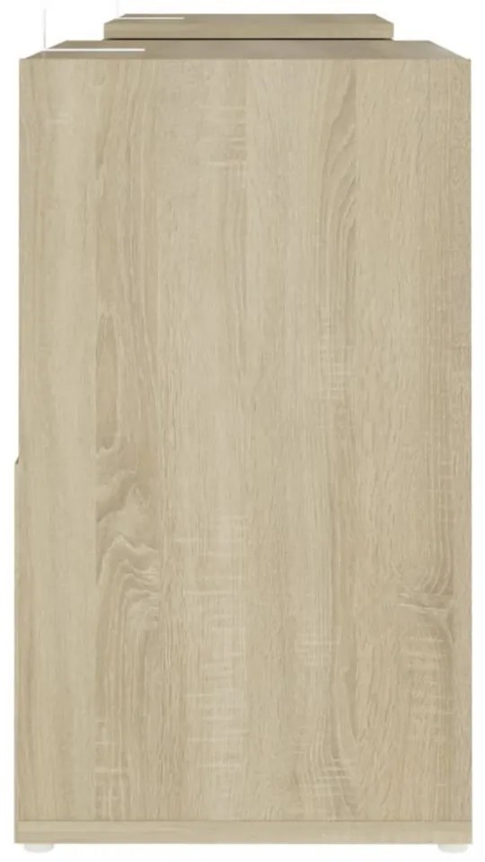 sonoma tölgy színű szerelt fa TV-szekrény 104x30x52 cm