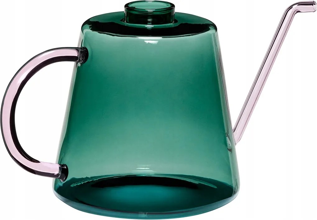 Hübsch Flora Üveg locsolókanna 1 l Sötétzöld