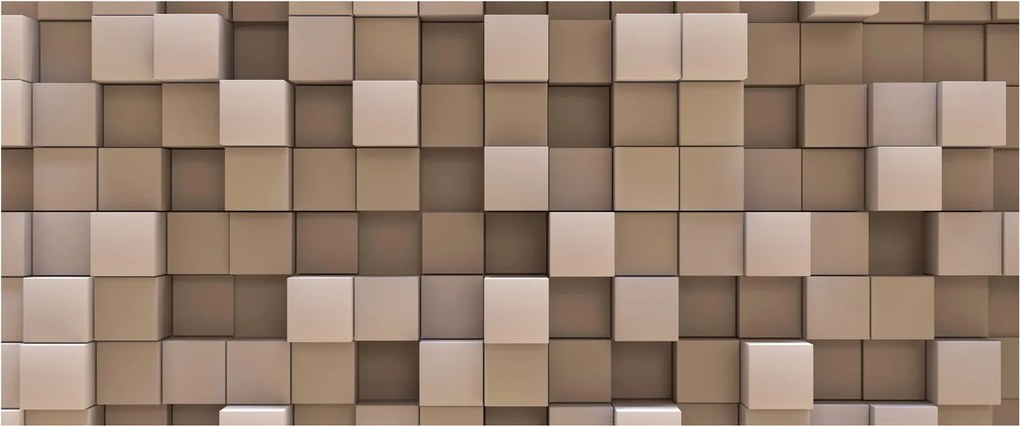 Kép - bézs kocka (120x50 cm)