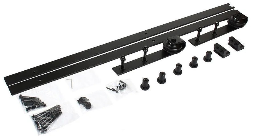 Tolóajtó sín szett 2 típusban-szimpla