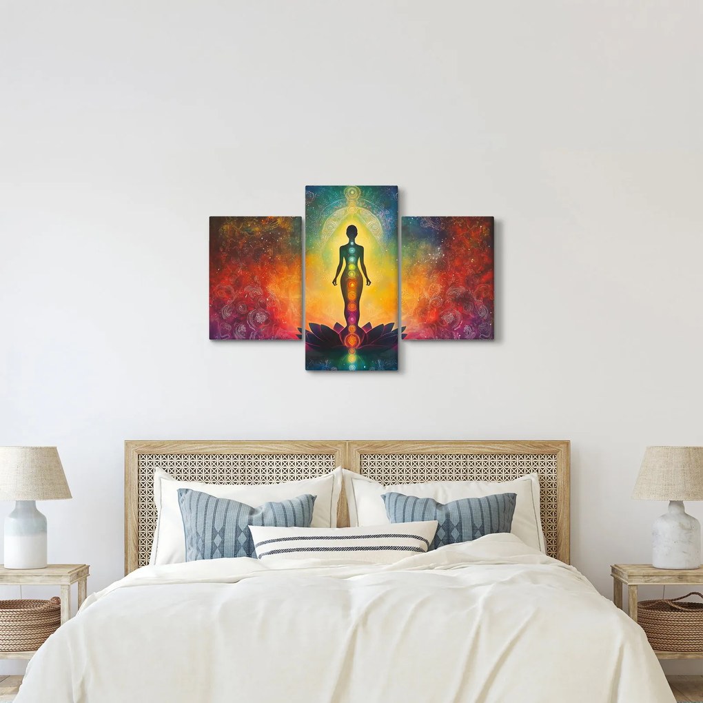 Kép - Nő és csakrák (90x60 cm)