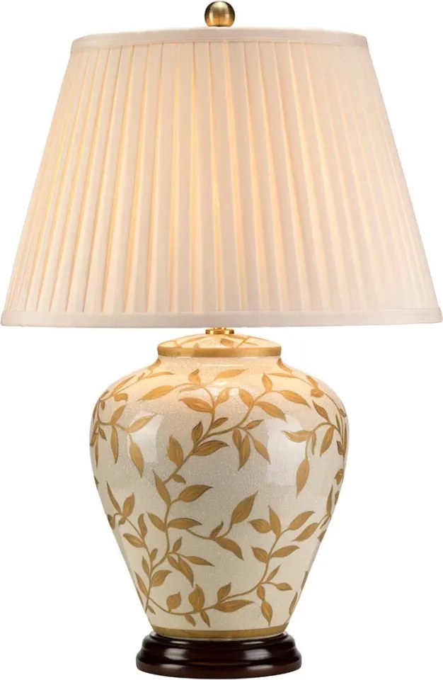 Elstead Lighting Leaves Brown Gold LEAVES-BR-GL-TL Asztali lámpa 1x60W/E27