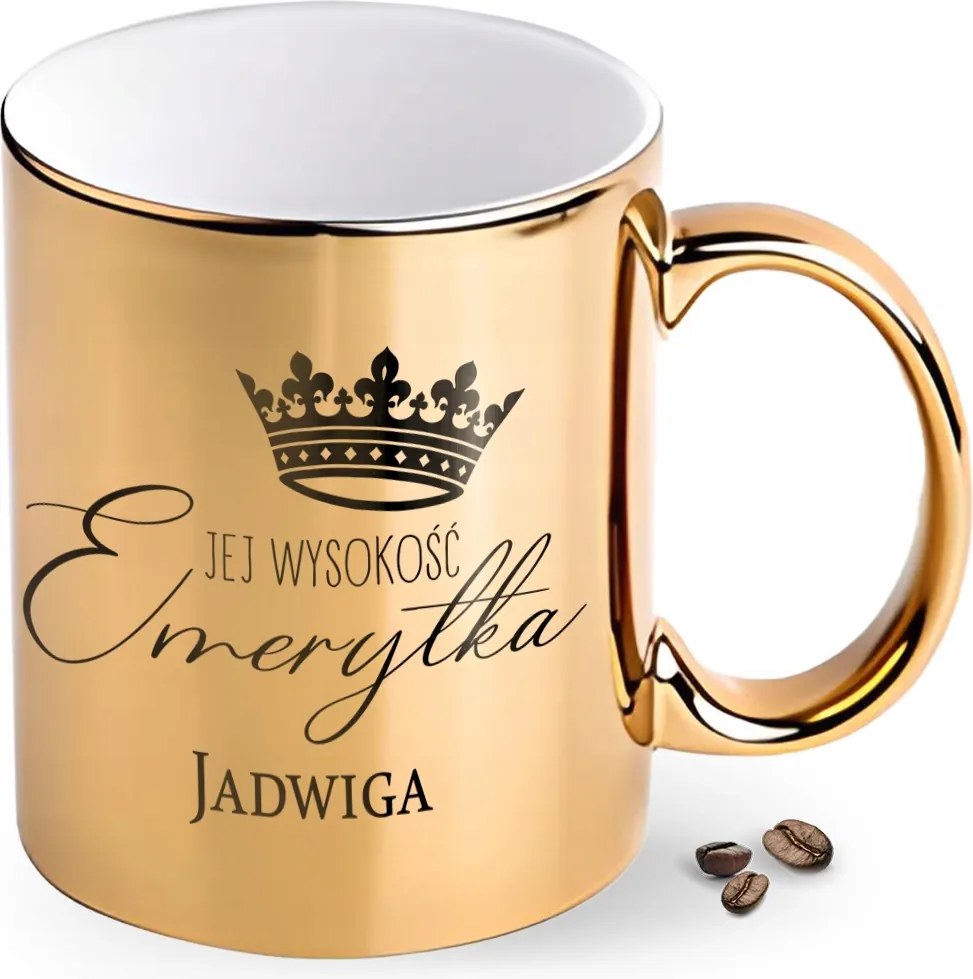 Arany Bögre Nyugdíjas Ajándék Nyugdíjasoknak Személyre Szabott Név