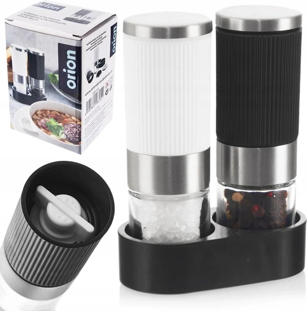 Sóbors daráló szett kézi állvánnyal Tömör Orion 2 db