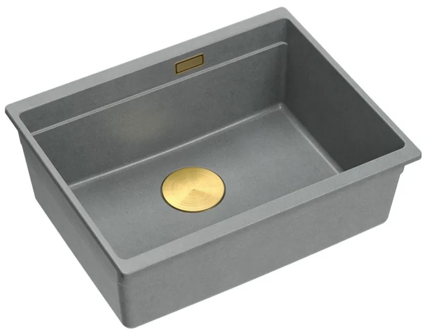 gránit mosogató Logan 100 Grey Metallic
