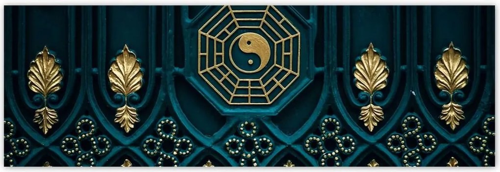 Poszterek 200x66 Absztrakt Arany harmónia