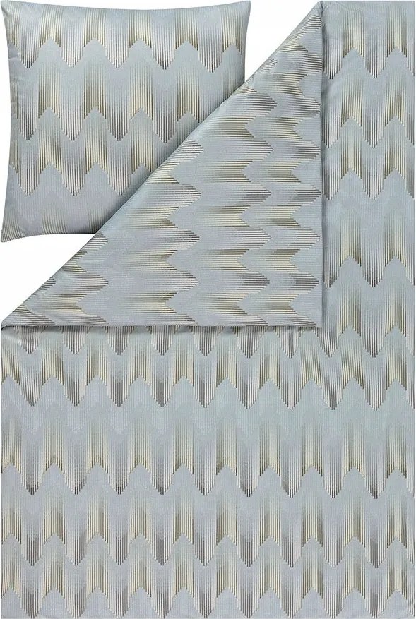 Ágyneműhuzat jersey 155x200 cm Cielo 6613/810 grau