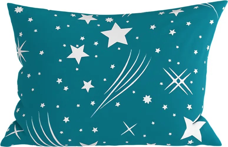 Polipamut párnahuzat NIGHT SKY POLY 50x70 cm, türkiz