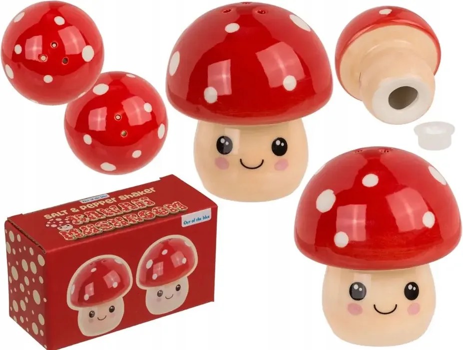 Fűszerek Kawaii Gomba Legyek Aranyos Só- És Borsszóró