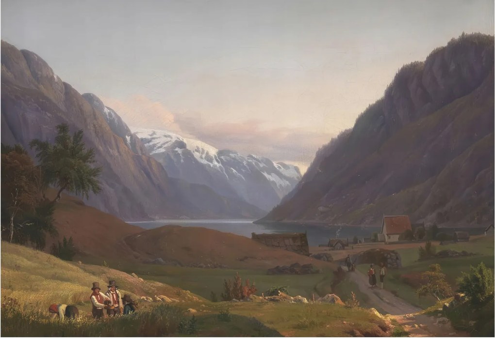 Fali fotótapéta Étkezőbe Hegyi panoráma 152x104 Ragasztó