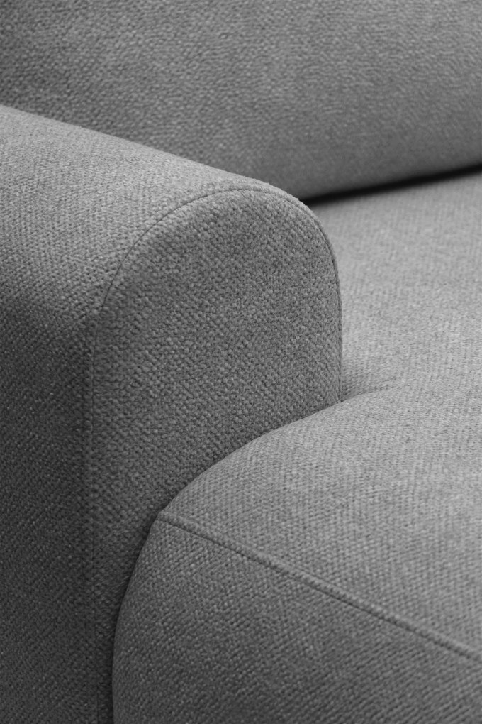 Lotulis Mini kinyitható sarokkanapé bal oldali - szürke vízlepergető Blur 18 szövet