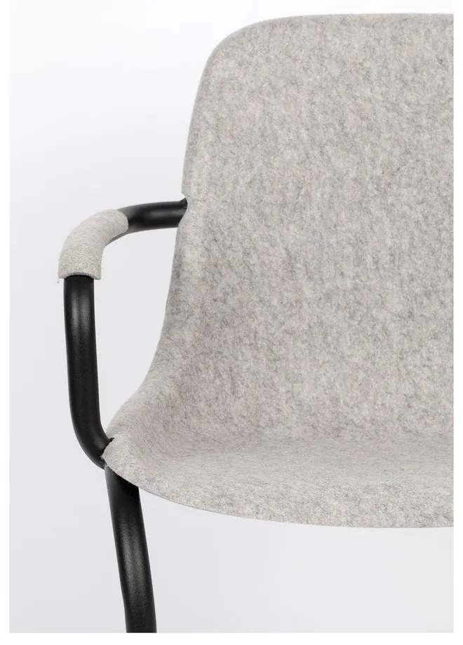 Világosszürke étkezőszék szett 2 db-os Thirsty – Zuiver