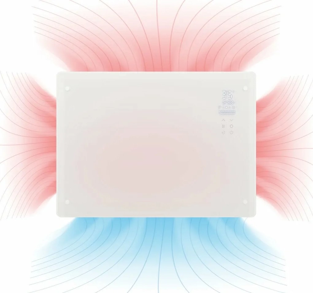 ProfiCare GKH 3118 üveg konvektor 1500 W, fehér