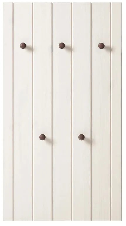 Fehér borovi fenyő előszoba bútor 55x100x2 cm Anita – Støraa