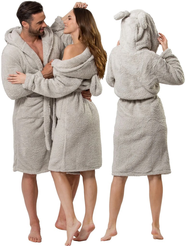 Teddy Grey Women fürdőköpeny S/M