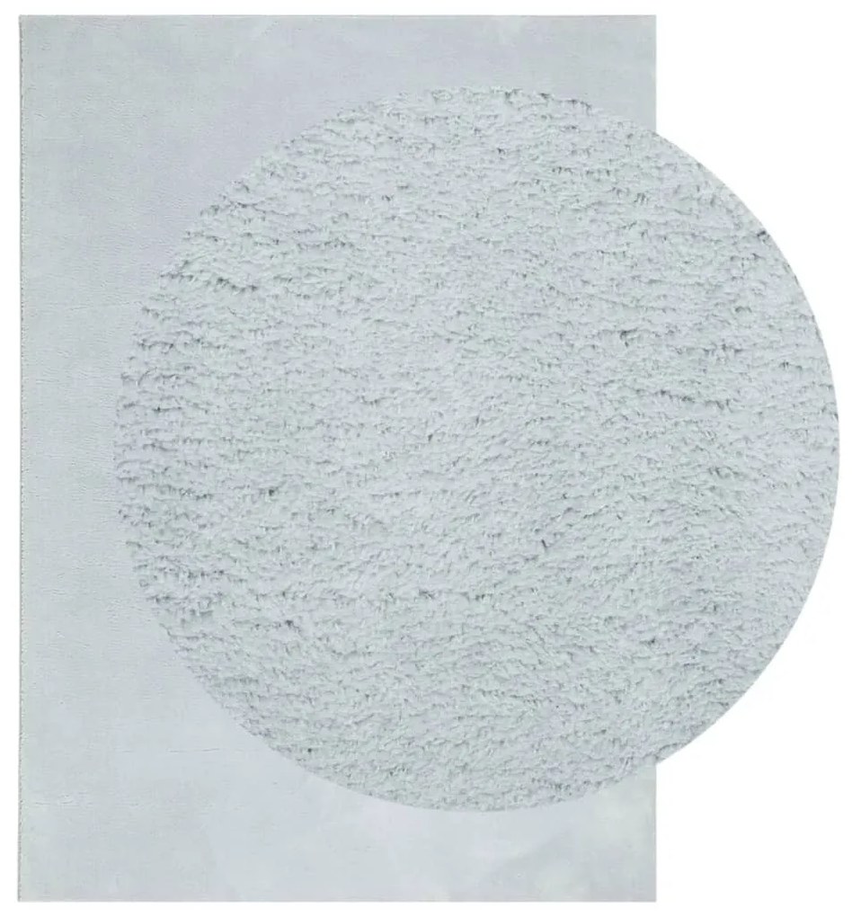 HUARTE kék rövid szálú puha és mosható szőnyeg 200 x 280 cm