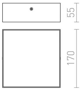 RED - Design Rendl - R12848 - LED Mennyezeti lámpa LARISA LED/15W/230V fehér