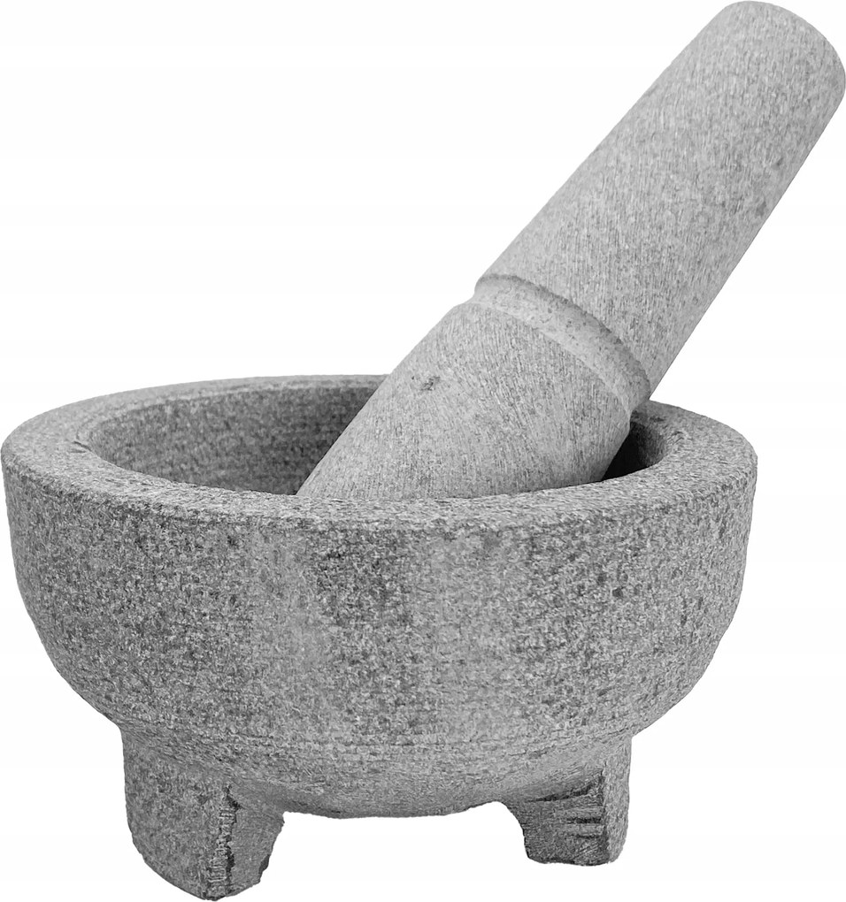 Konyhai mozsár Kő Nagy Habverővel Gránit Nagy 14 cm H 11 cm