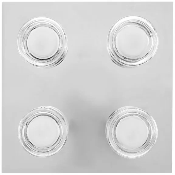 Ledvance -LED Fürdőszobai mennyezeti lámpa ORBIS FLAME 4xLED/5,5W/230V IP44 króm