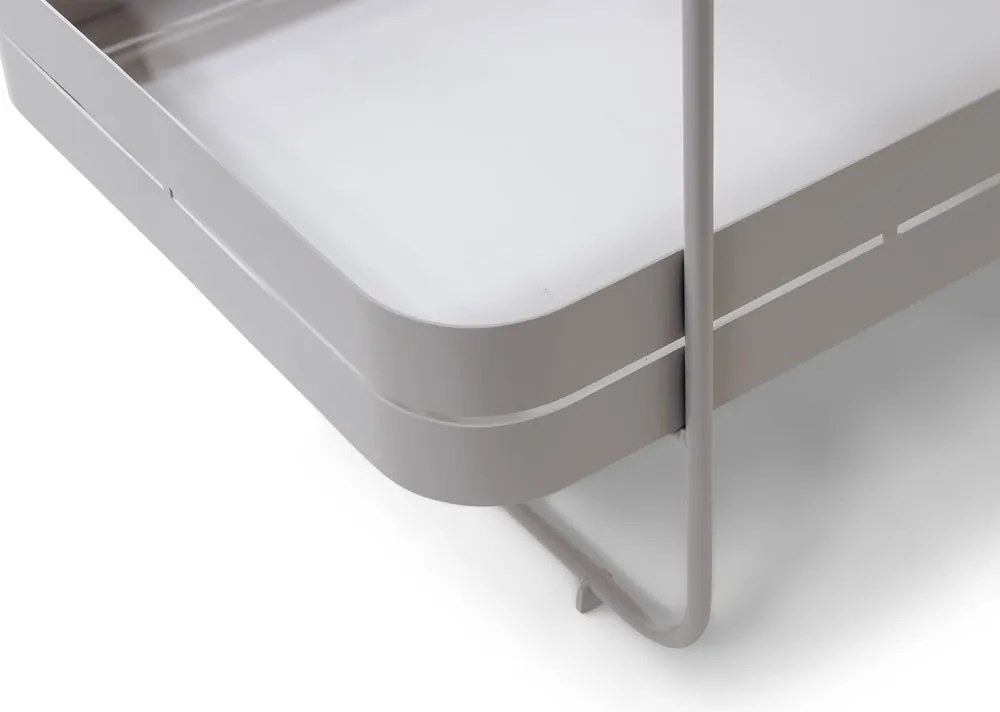 Fém gurulós zsúrkocsi 74x42 cm Gin &amp; Trolley – Spinder Design