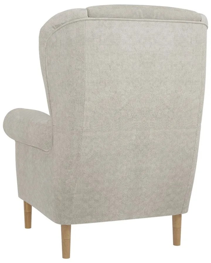 Bézs füles fotel Swan – Ropez