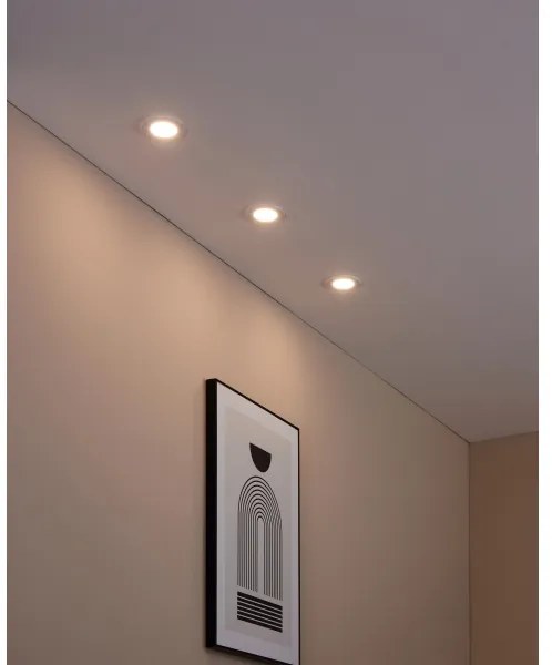 Eglo 31741 - SZETT 3xLED Fényerőszabályozható lámpatest FUEVA-Z LED/2,8W/230V IP44 fehér